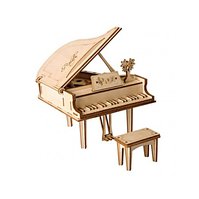 3D drevené puzzle klavír